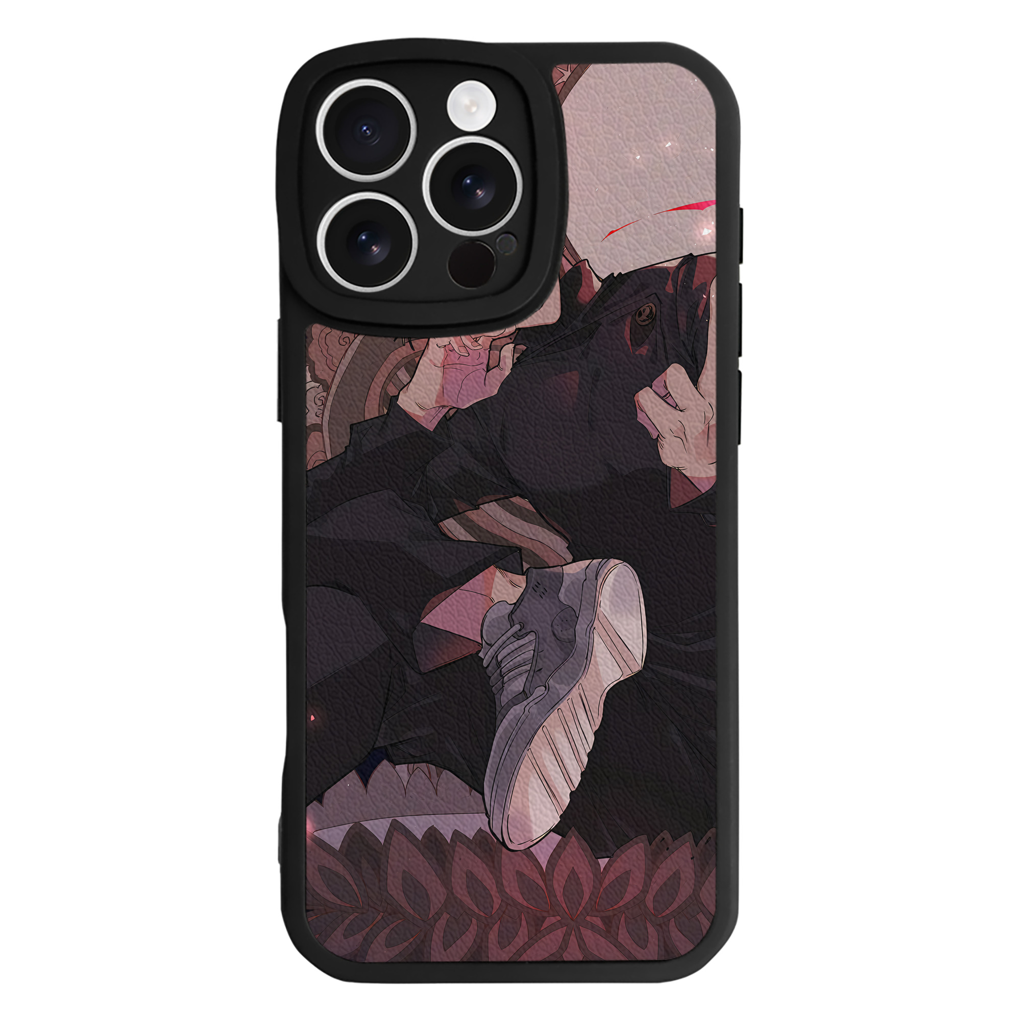 （画像用） 呪術廻戦 Jujutsu Kaisen 【iPhone 16シリーズ対応】シリコンスマホケース（レザー調） 材質：シリコン